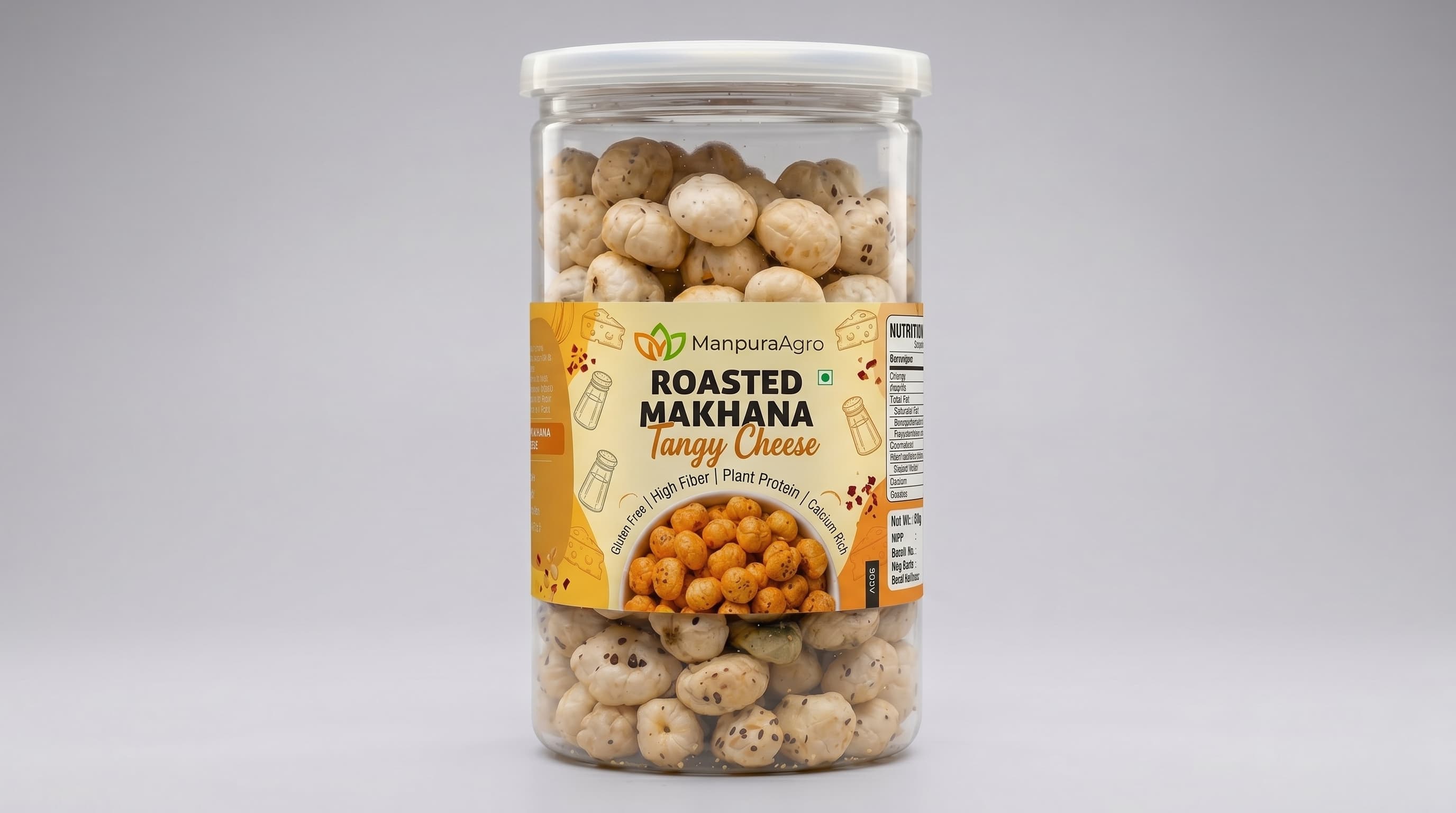 Roasted Makhana - Tangy Cheese